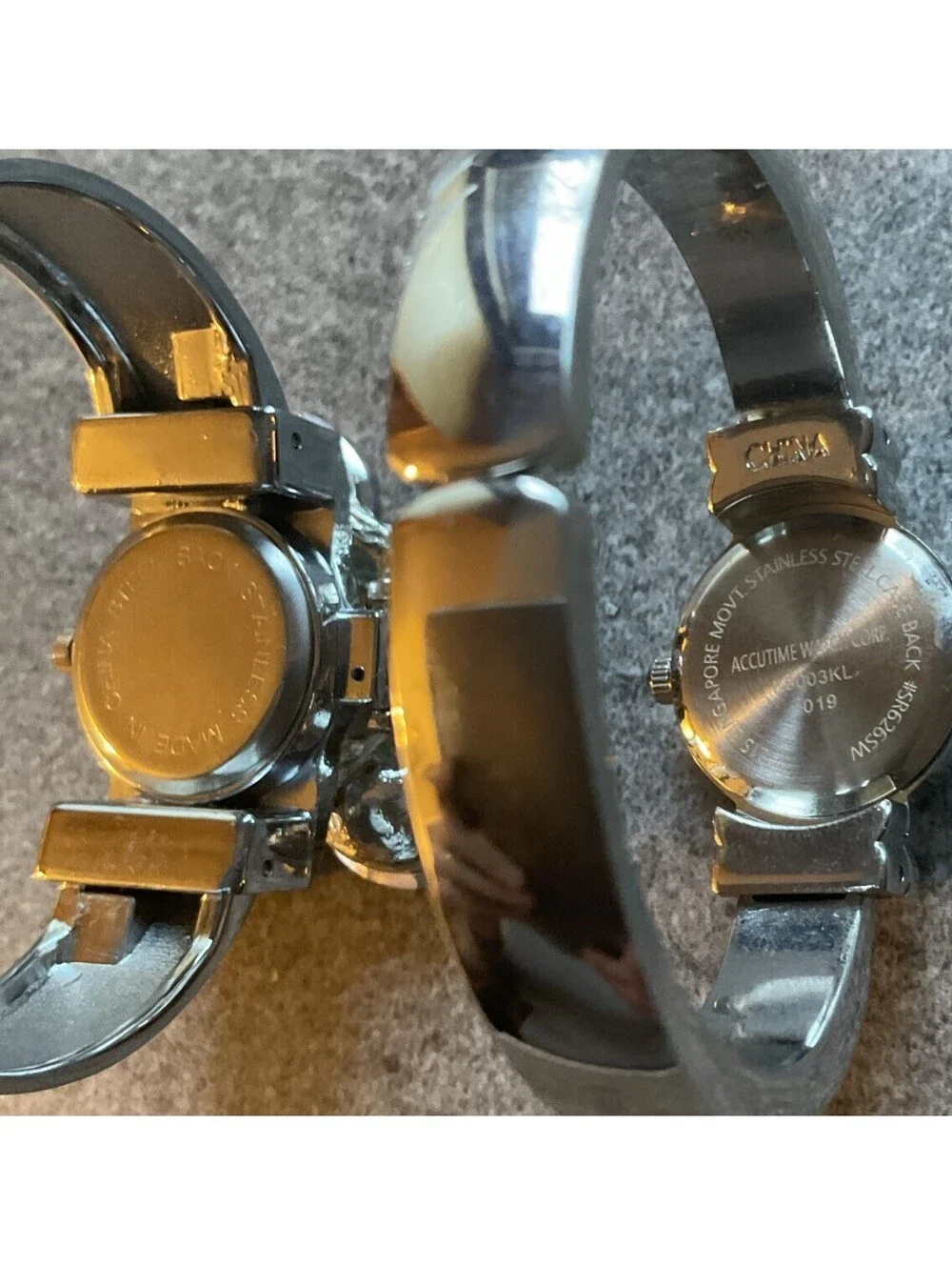 Beautiful Pair Of Vintage Womens Bracelet Watches Both Run Great Bin W